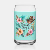 コースタルカウガールドリンクウェアセット ガラス缶 (正面)