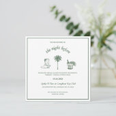 コースタルカウボーイリハーサルディナー招待状 招待状 (スタンド正面)