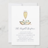 コースタルカキ&シャンパンリハーサルディナー 招待状 (正面)