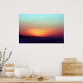 コースタルカリフォルニアサンライズポスター！ ポスター (キッチン)