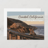 コースタルカリフォルニアマイルズショア葉書 ポストカード (正面/裏面)