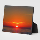 コースタルカロライナ朝日 フォトプラーク (側面)