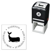 コースタルクジラ差出人住所 セルフインキングスタンプ (インサイチュ)