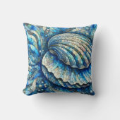 コースタルクラムシェルモザイクデザイン クッション (正面)