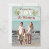 コースタルクリスマスジョイサンドドル 招待状 (正面)