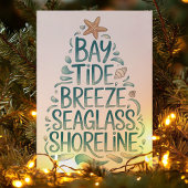 コースタルクリスマスツリービーチ シーズンカード