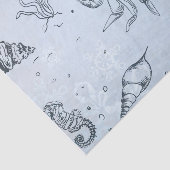 コースタルクリスマスビーチシークリージャーブルー 薄葉紙 (詳細)