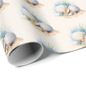 コースタルクリスマスホリデー ラッピングペーパー (ロールコーナー)