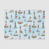 コースタルクリ航海のスマスライトハウズブルー 薄葉紙 (正面)