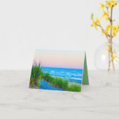 コースタルケープグリーティングカード カード (黄色い花)