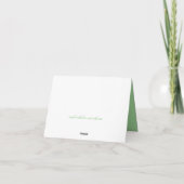 コースタルケープグリーティングカード カード (裏面)