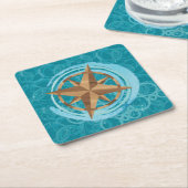 コースタルコンパス紙コースター スクエアペーパーコースター (アングル)