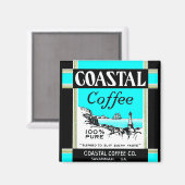 コースタルコーヒー マグネット (正面/裏面)