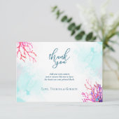 コースタルコーラルリーフサンキューカード サンキューカード (スタンド正面)