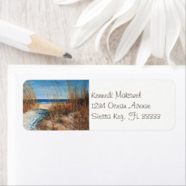 コースタルサンドデュネスビーチアート ラベル