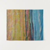 コースタルサンドドゥンアートビーチハウスデコール タペストリー (正面(横))