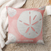 コースタルサンドドルサンゴバラ金ゴールド クッション (ブランケット)