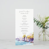 コースタルサンドビーチロッキーシースケープ結婚式 プログラム (スタンド正面)
