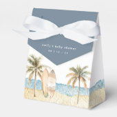 コースタルサーフテーマベビーシャワー フェイバーボックス (正面サイド)