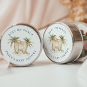 コースタルサーフベビーシャワー「ベビーオンボード」 ラウンドシール