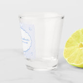 コースタルシックブルーバチェロレッテサースクカーシェル ショットグラス (右)