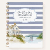 コースタルシックレンタルレイクハウスゲストブック ノートブック (正面)