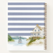 コースタルシックレンタルレイクハウスゲストブック ノートブック (裏面)