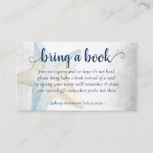 コースタルシック |コーラルモダンリーフが本を持って来る エンクロージャーカード (正面)