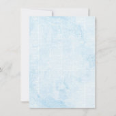 コースタルシック |モダンコーラルリーフ結婚写真 サンキューカード (裏面)