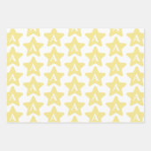 コースタルシーアンドグリーティングコーラルイニシャル ラッピングペーパーシート (正面2)