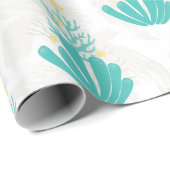 コースタルシーアンドグリーティングコーラルツリー ラッピングペーパー (ロールコーナー)