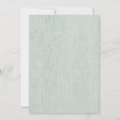 コースタルシーウェーブサンドビーチ航海のブライダルシャワー サンキューカード (裏面)