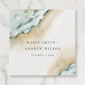 コースタルシーウェーブサンド航海のビーチ結婚ズ フェイバータグ (正面)