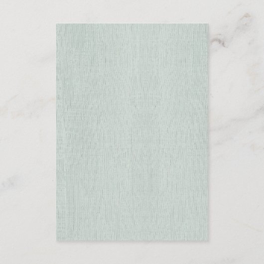 コースタルシーウェーブスサンドビーチ結婚式RSVP エンクロージャーカード (裏面)