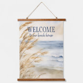 コースタルシーオーツウェルカム 吊り下げ型タペストリー (正面)