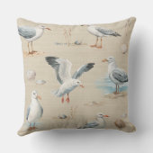 コースタルシーガル装飾用クッション クッション (裏面)