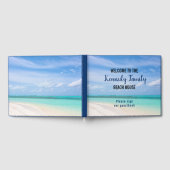 コースタルシーサイドファミリーネームビーチハウスウェルカム ゲストブック (全面)