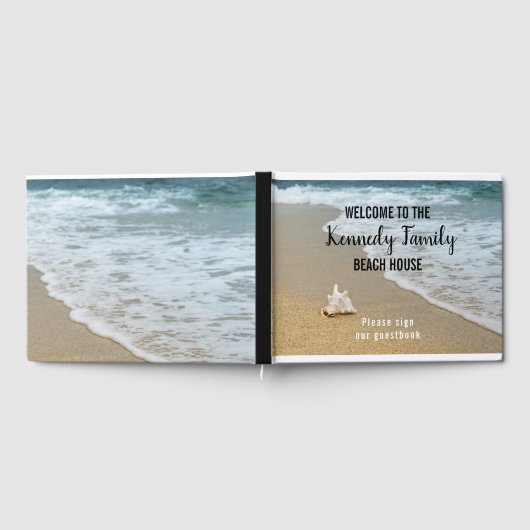 コースタルシーサイドファミリービーチハウスウェルカム ゲストブック (全面)