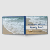 コースタルシーサイドファミリービーチハウスブルーウェルカム ゲストブック (全面)