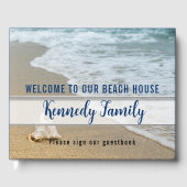 コースタルシーサイドファミリービーチハウスブルーウェルカム ゲストブック (正面)
