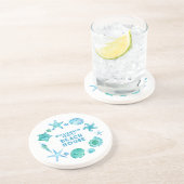 コースタルシーシェルアンドスターフィッシュビーチハウス コースター (側面)