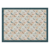 コースタルシーシェルズシースターズパステルグリーンアイボリー テーブルクロス (正面(横))