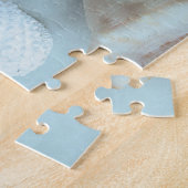 コースタルシーシェルズヒトデビーチブルー ジグソーパズル (側面)