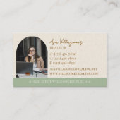 コースタルシーシェルロゴニュートラル実在エテート 名刺 (正面)