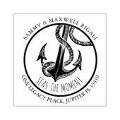 コースタルシーズザモーメント差出人住所 ラバースタンプ (インプリント)