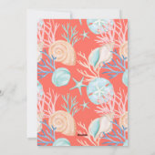 コースタルシーズ&グリーティングコーラル海フォトフレーム シーズンカード (裏面)