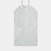 コースタルシーズ&グリーティングターコイズグリッターサンゴ ギフトタグ (裏面)