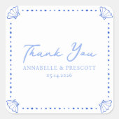 コースタルシ縁どック結婚・シェル スクエアシール (正面)