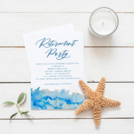 コースタルジェンスウォーターカラーリタイアメントパーティー 招待状