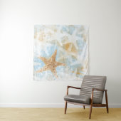 コースタルスターフィッシュシースターデザイン タペストリー (インサイチュ(横))